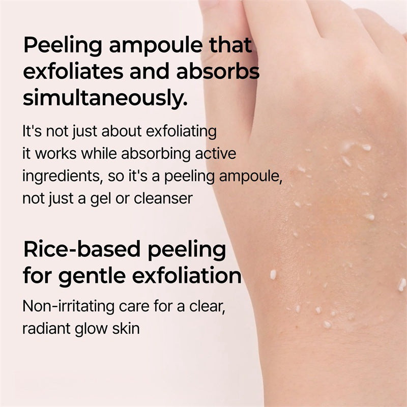 Peel Shot Glow – Rice Exfoliating & Brightening Ampoule